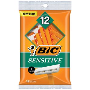BIC Single Blade Sensitive Disposable Shaver